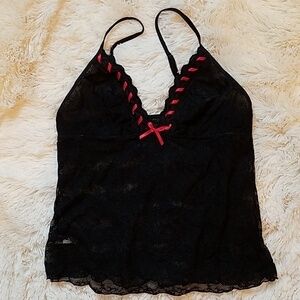 Affinitas black lace top